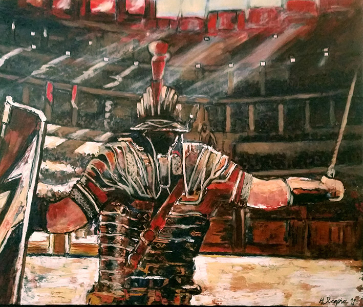 gladiator-acryl-op-canvas-100-x-120-cm